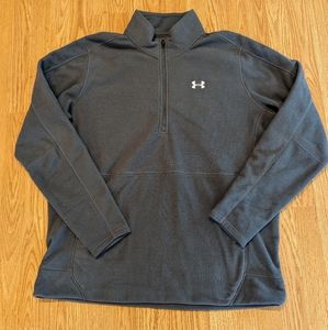 Under Armour Mens Grey Fleece 1/4 Zip 3XLT